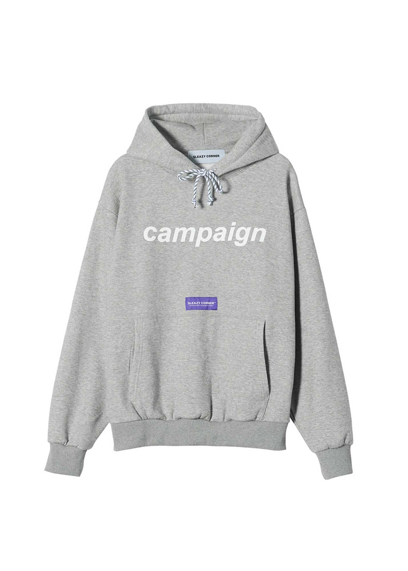 CAMPAIGN HOODIE(GRAY)